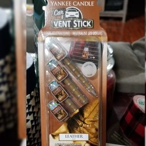 UK edition Yankee Candle Leather scent vent sticks